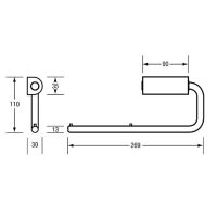 Universal Install Double Toilet Roll Holder 2