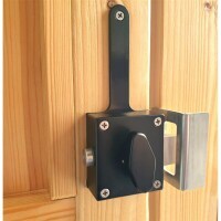 Borg Digital Lock ECP Keypad & Lever with Rim Fixed Slam Latch - Marine Grade Black - BL4409MGPROECP 2