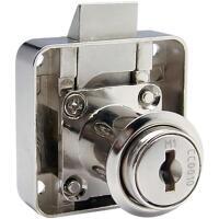 Square back slamlock cupboard lock