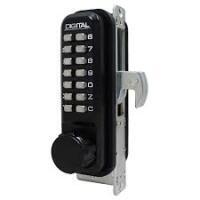 Lockey 2950MG Black Narrow Stile Digital Hookbolt