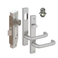Kaba Narrow Mortice Entrance Lock Kit SB2212 KIT 3 SSS Square End Furniture