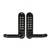 Borg Digital Lock 5051 Marine Grade Pro Lever/Lever Black BTB