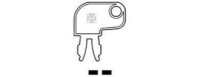 Silca Industrial Vehicle Key Blank RC2