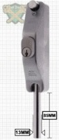 ADI Lock Bolt SL5 Slimline Satin Chrome with extended 85mm bolt