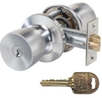 Restricted Ilco IP9 Key Lockwood 530 Entrance Set