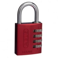 Abus Padlock 145/40 Red Body 4 Wheel Combo
