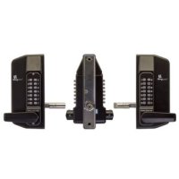 Borg Digital Gate Lock Marine Grade Pro Black 3430 BTB Lever ECP