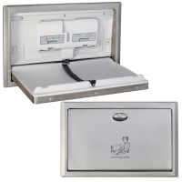 Stainless Steel Surface Mounted Horizontal Baby Change Station