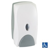 White ABS Foam Soap Dispenser .75L