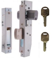 Brava Short Backset Double Cylinder Mortice Lock with Hookbolt on Ilco IP9 Restricted Keys