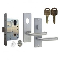 Kaba MS2 Mortice Entrance Lock Kit 600 Series Square End On IP9 Restricted Keys