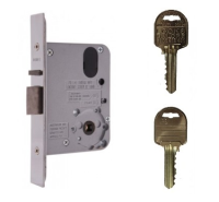 Lockwood 3572 SC Vestibule Mortice Lock on Ilco IP9 Restricted Keys