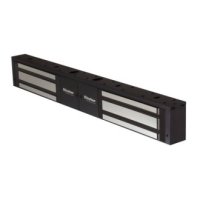 NEML500DMB Neptune Black Monitored Double Door Maglock 500kg