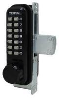 Lockey 2900DC MG Black Double Keypad Mortice Deadbolt