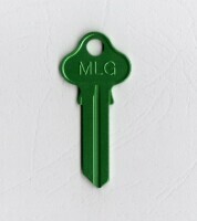 MLG LW4 Green Coloured Keys bag of 50