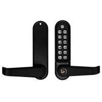 Borg Mechanical Digital Door Lock with Lever Easicode Pro and Key Override M/G - BL5701MGPROECP