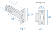 Dorma Latch 2202 SSS 2