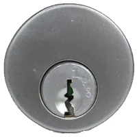 Restricted ILCO IP9 Key Rim Cylinder Satin Chrome 2
