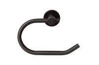 Single Toilet Roll Holder, Satin Matte Black DESIGNER_2707 2