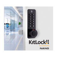 Kitlock Nano (KL90) Black Electronic Cabinet Lock 2