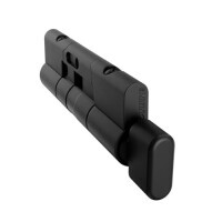 Carbine Euro Cylinder and Turn fixed cam extended length 90mm Black 2