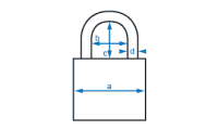 Abus 65/30HB60 Padlock with extended 60mm shackle 3