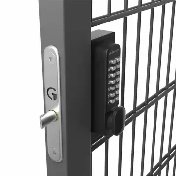 Gatemaster digital gate lock right handed for 10mm-30mm metal frames with knob handles 3