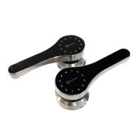 McGrath Ascot Digital Lock Dual Keypad Black and Satin Chrome Finish 3