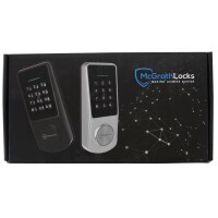 McGrath Locks Ashgrove Smart Deadbolt, Raised Button with Braille, Black Finish with 60/70mm Adjustable Bolt 4