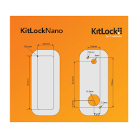 Kitlock Nano (KL90) Black Electronic Cabinet Lock 5